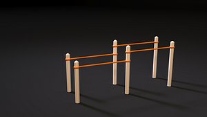 3D workout sports exercises model