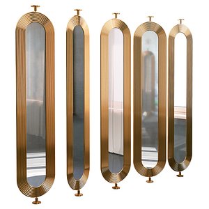 3D Decorative partition set 121
