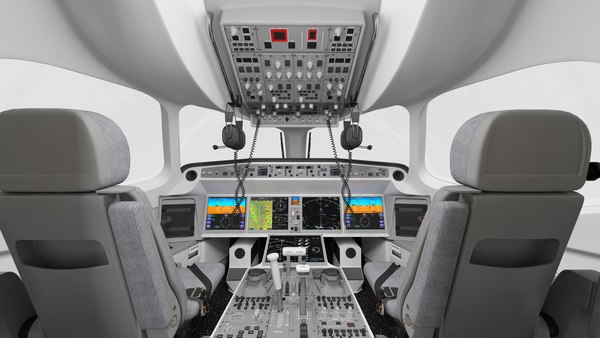 3D airbus a220 300 interior model - TurboSquid 1608806