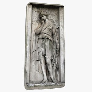 Bas-relief Woman with Bow