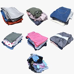 3D clothing games model