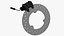 motorcycle disk brake 3D