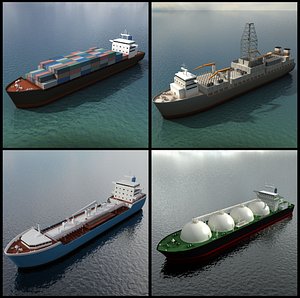 max 4 industrial ships cargo
