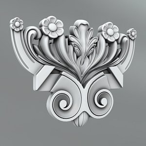 3D model element center