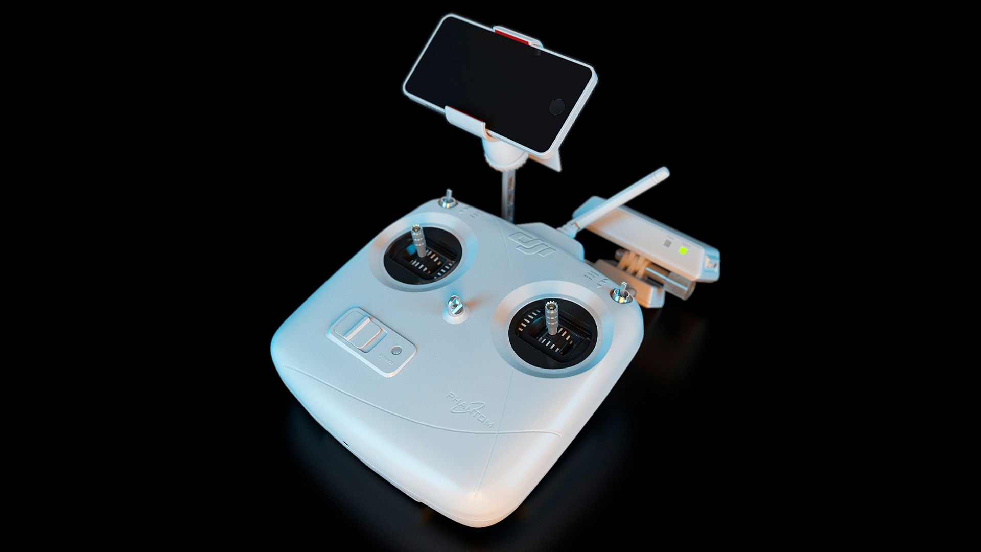 Dji Phantom Remote Controls 3d Max