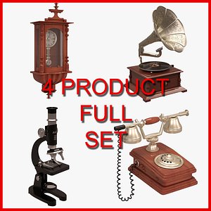 antique set 3D model