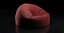 bean chair bag 3D model