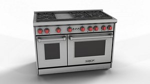 Modern Kitchen Range Cooktop Collection 3D model