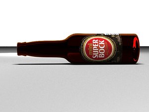 beer bottle 3d max