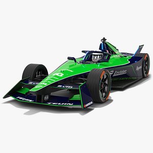Envision Formula E 2023 Season Gen3 Race Car 3D model
