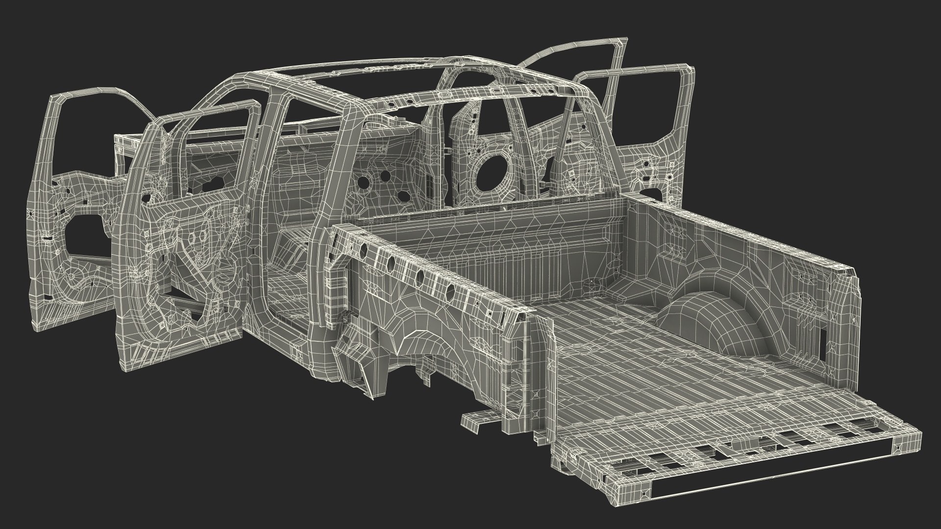 3D model Car Frame Pickup without Hood https://p.turbosquid.com/ts-thumb/VI/fe4xnd/r4/carframepickupwithouthood3dmodel053/jpg/1706768695/1920x1080/fit_q87/e391a5fc87a05d271fe87c547e73639f76b52f3b/carframepickupwithouthood3dmodel053.jpg