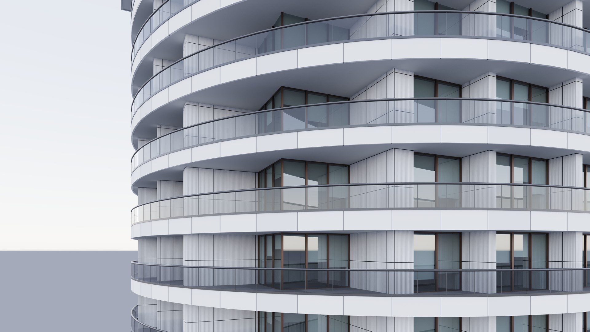3D One Park Drive Building Canary Wharf - TurboSquid 2327569