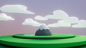 3D Cute Clouds Pack - Anime - Cartoon   - 7 different clouds