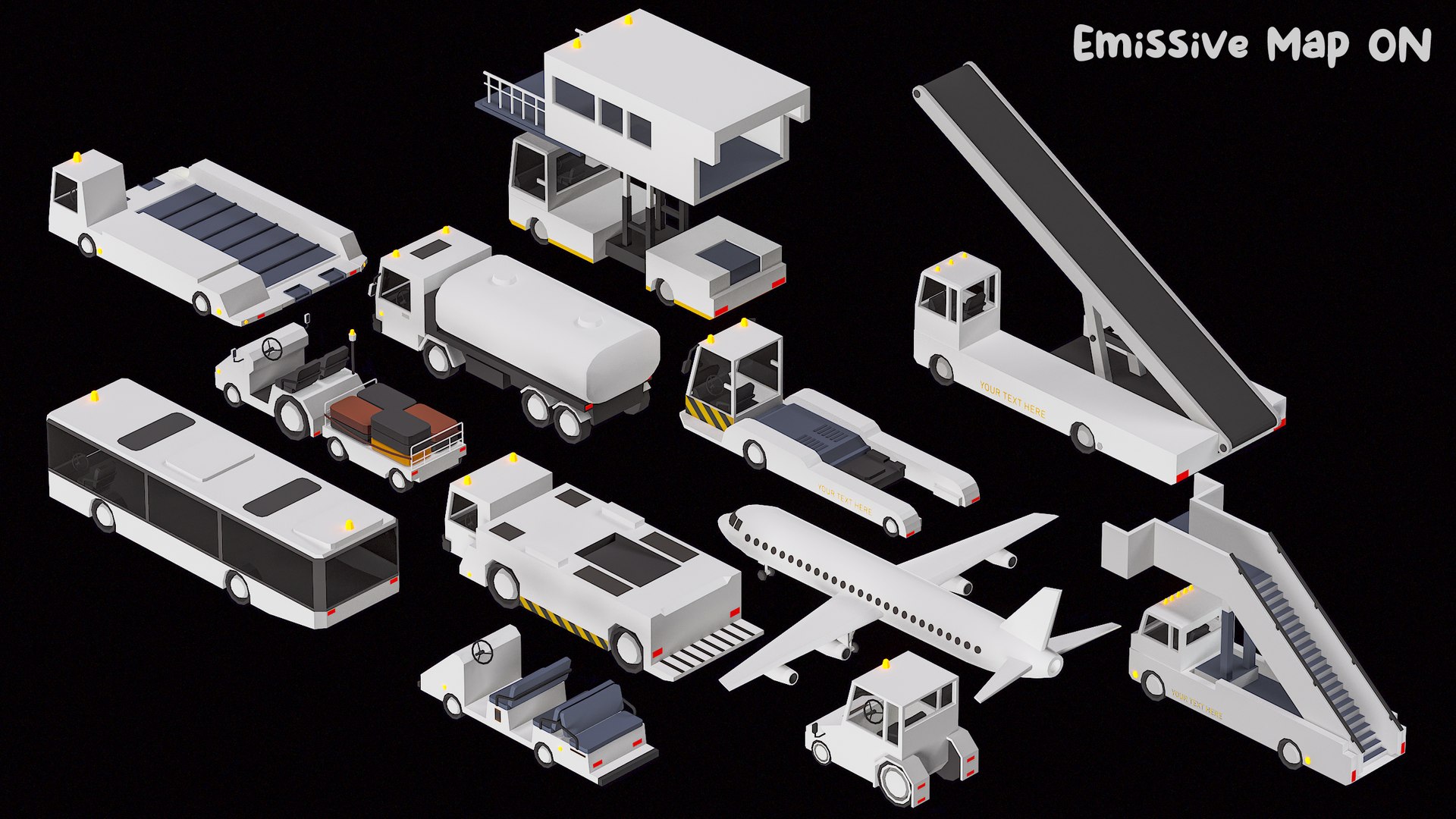 3D Cartoon Airport Vehicles x12 Lowpoly Collection PBR https://p.turbosquid.com/ts-thumb/VI/jYpKix/1q/main6/png/1700220773/1920x1080/fit_q87/dcede16b2cdb4c19065e546e7d2dcbc4bcd35746/main6.jpg