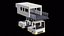 Veicoli aeroportuali dei cartoni animati x12 Collezione Lowpoly PBR