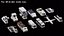 Veicoli aeroportuali dei cartoni animati x12 Collezione Lowpoly PBR