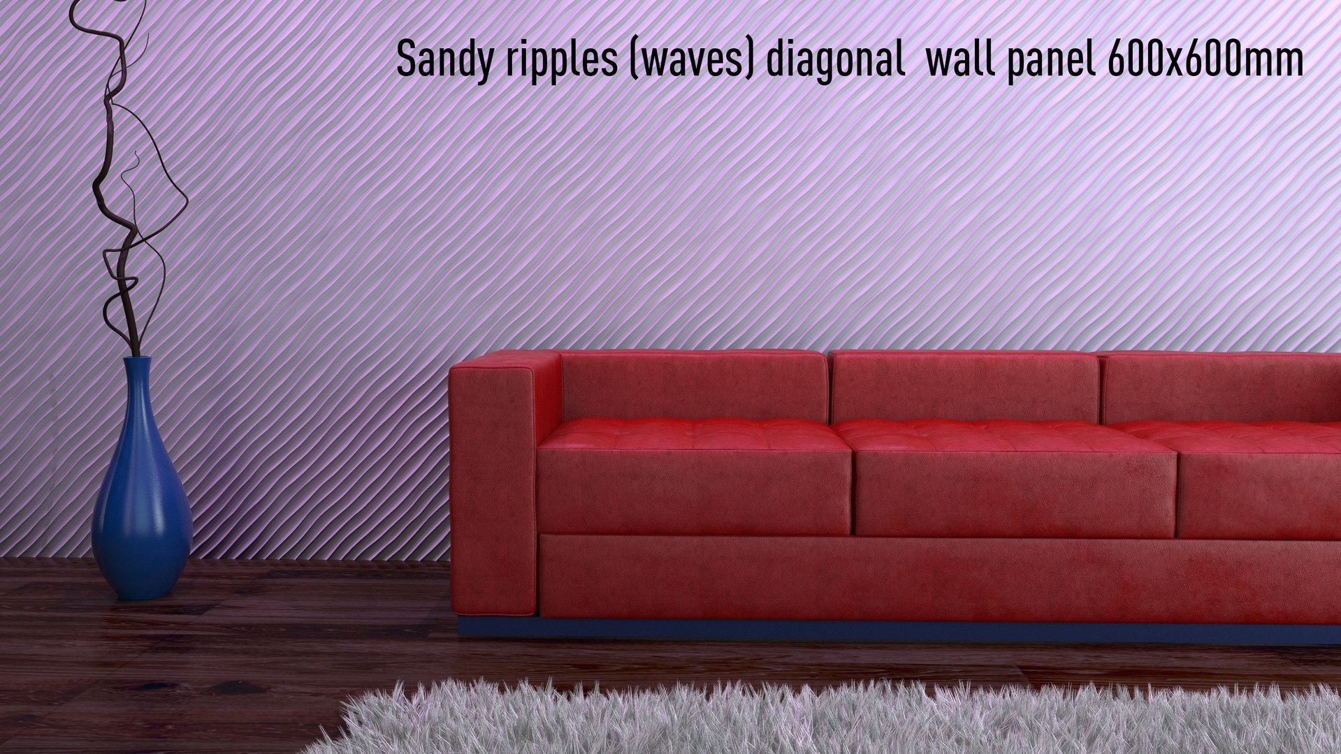 Wall Panel Sandy Ripples 3D Model - TurboSquid 1422771