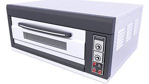 industrial bread bakery 3D model