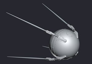 sputnik satellite fbx