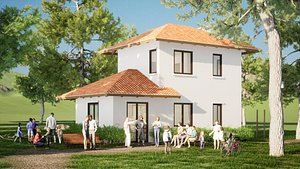 Countryhouse2f50m2 3D