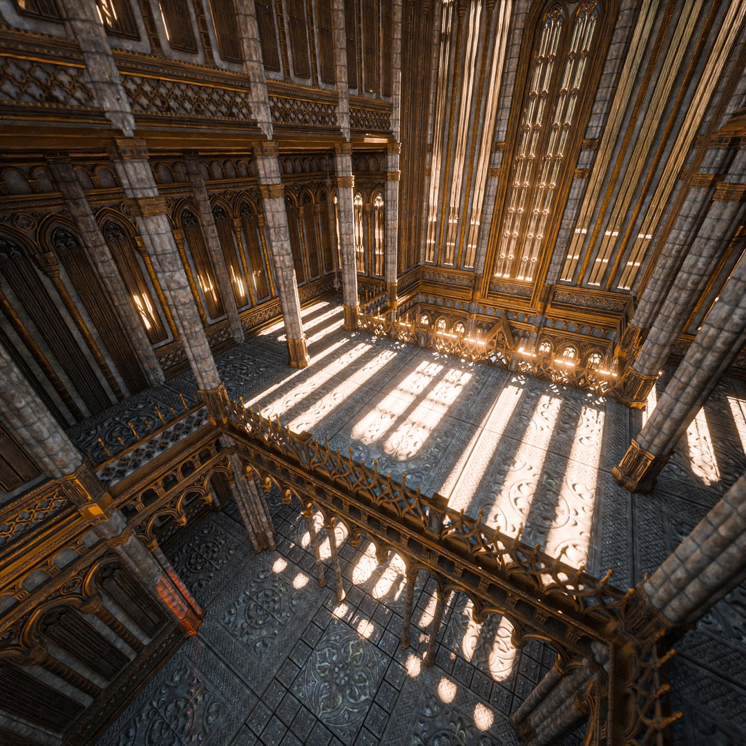 3D GOTHIC MODULAR BUILDING 1 - TurboSquid 2315000