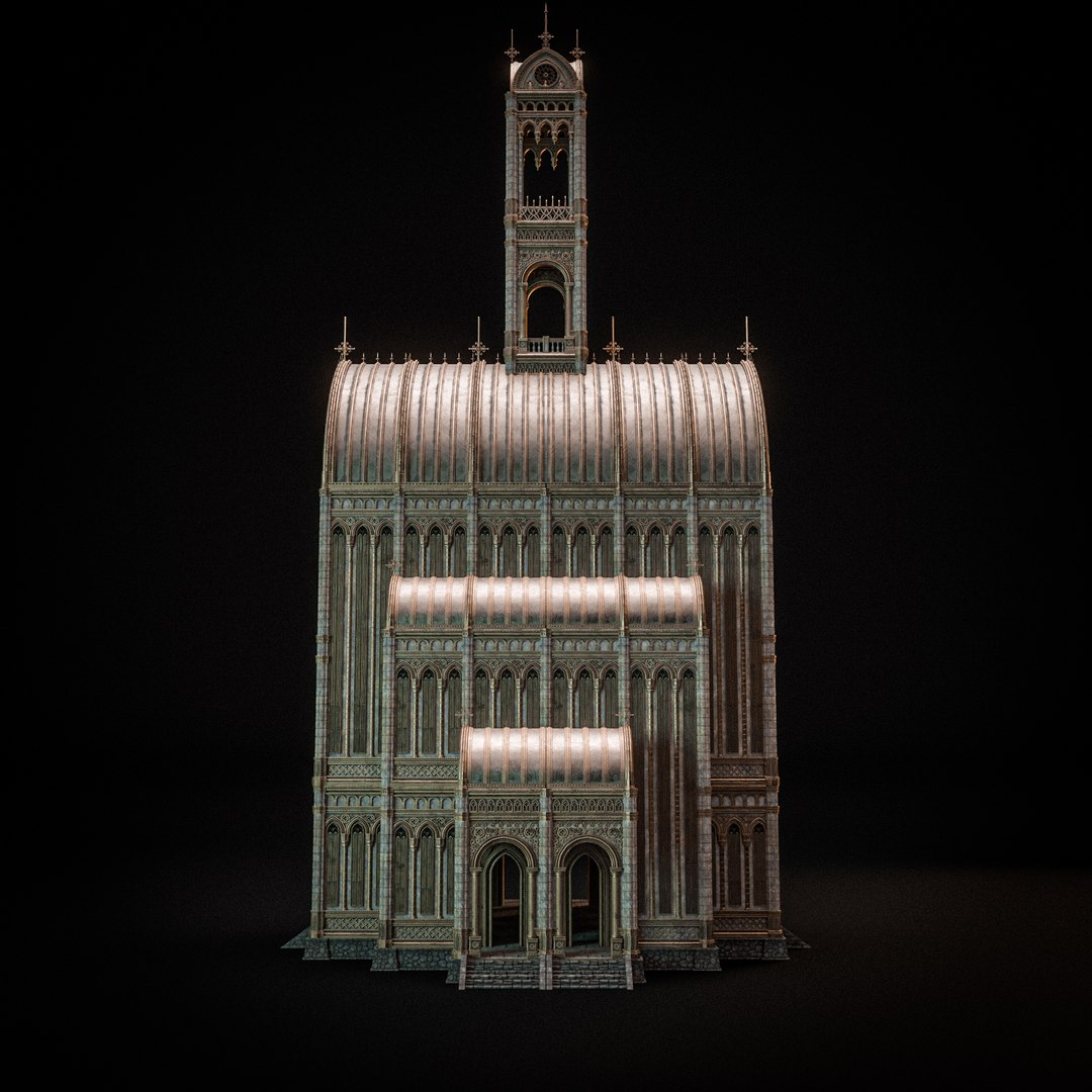 3D GOTHIC MODULAR BUILDING 1 - TurboSquid 2315000