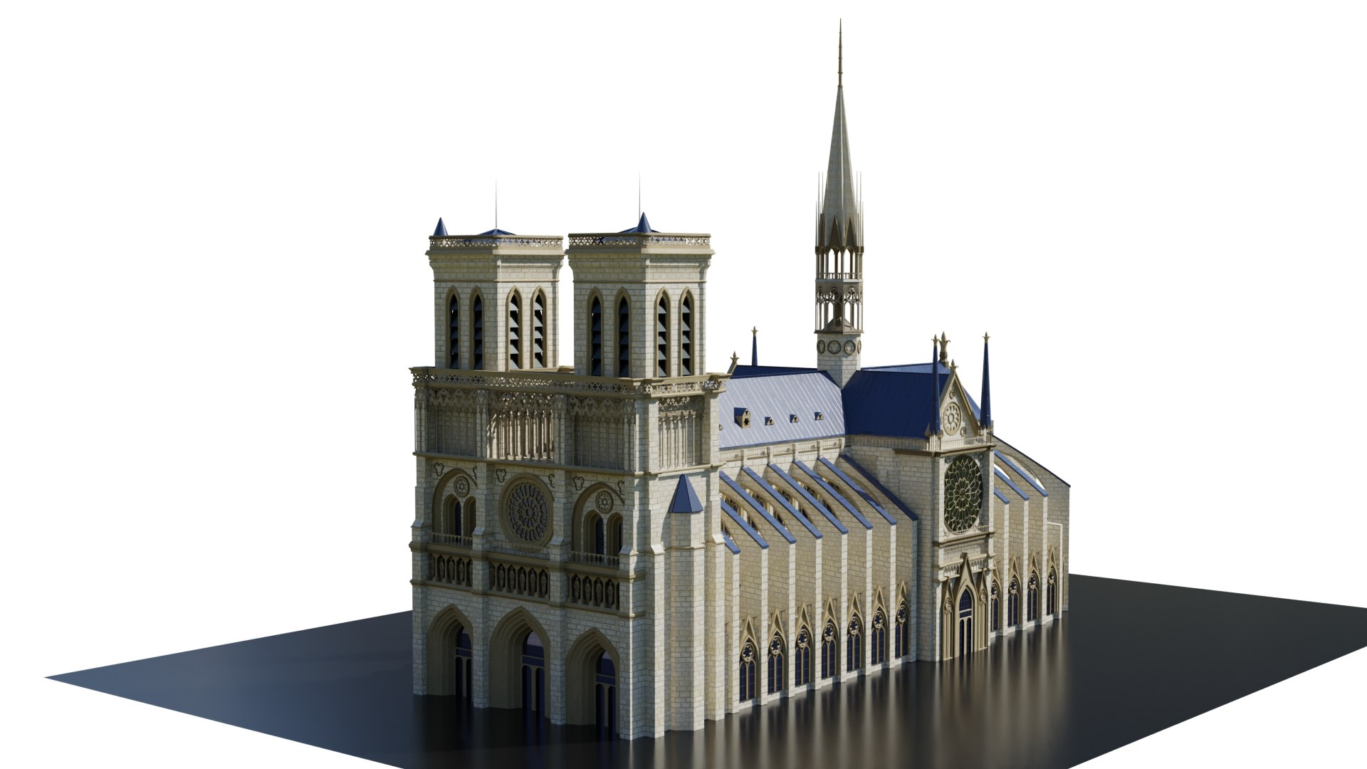Notre Dame 3D model https://p.turbosquid.com/ts-thumb/VJ/2BckCW/Cu/1/png/1689884690/1920x1080/fit_q87/2dd3dde6a913a9df86c4eaa7a0e8dffa4ef66801/1.jpg