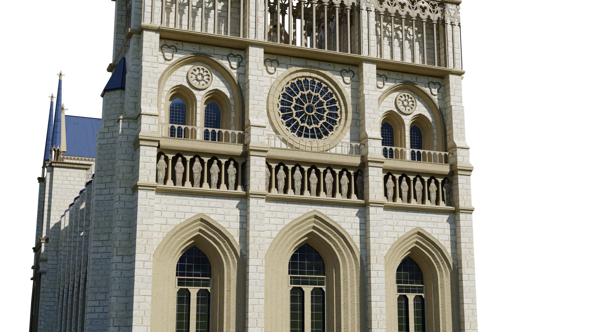 Notre Dame 3D Model - TurboSquid 2099382