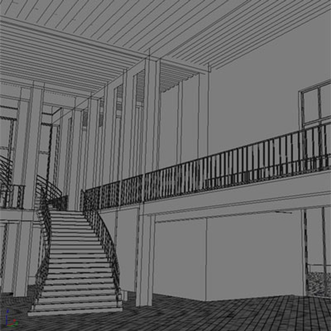 3d Lounge Interior