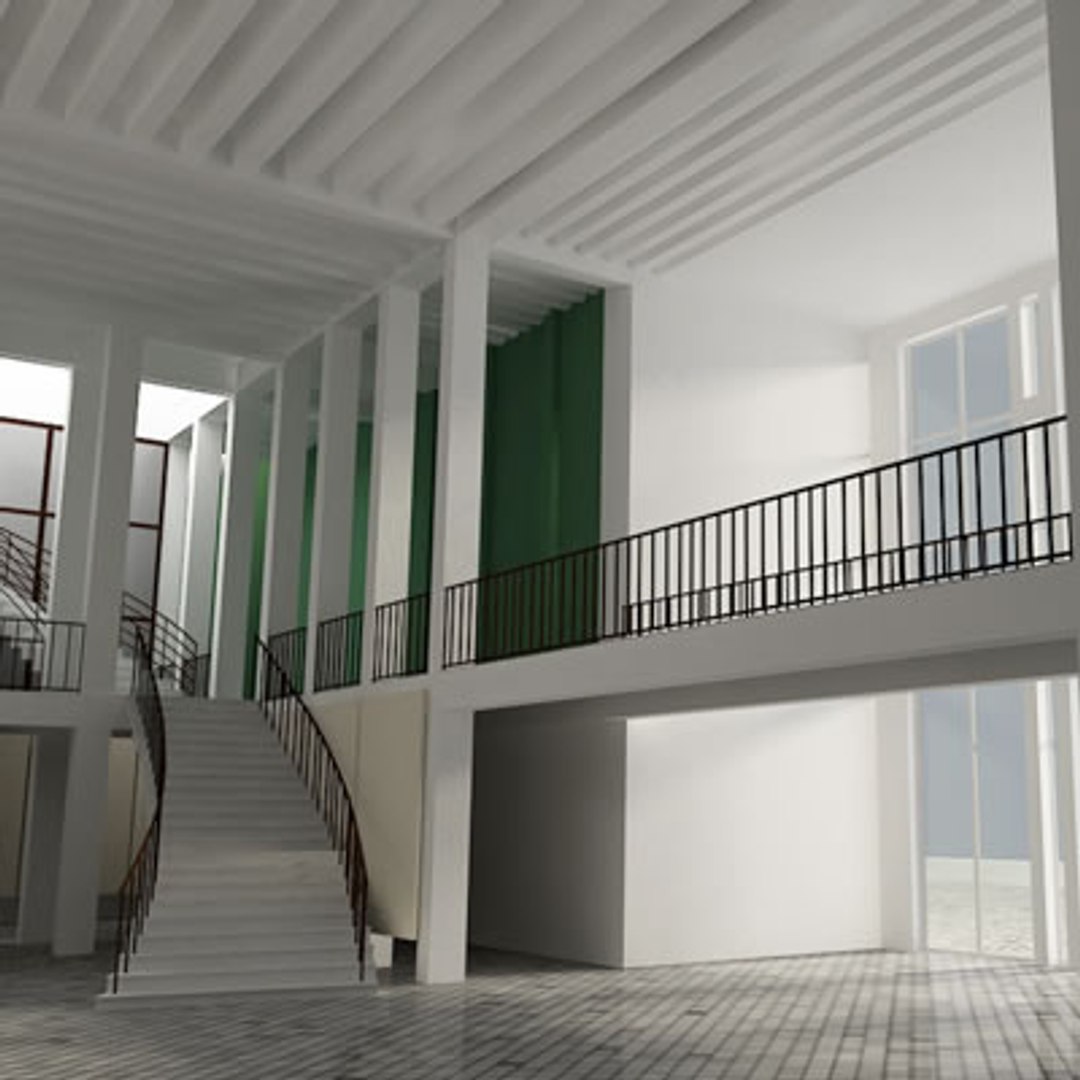 3d Lounge Interior