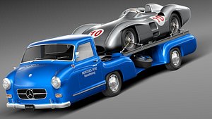 3dsmax car classic antique mercedes
