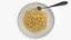 Cooked Spaghetti with Fork