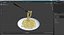 Cooked Spaghetti with Fork