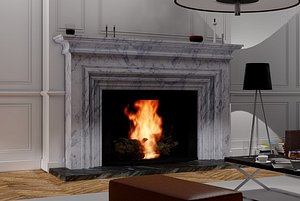 classic fireplace