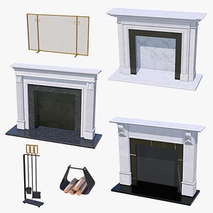 3D Fireplace Collection