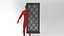 medieval window single lead 3D model