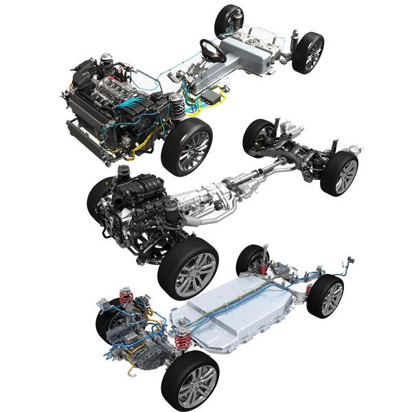 The Car Chassis 3D model - TurboSquid 2001016