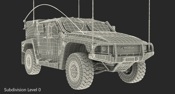 3D mobility protected vehicle hawkei model - TurboSquid 1359941