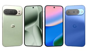 Google Pixel 10 Pro XL Jade And Google Pixel 10 Indigo 3D model