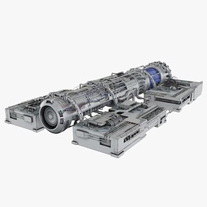 3D model Jet Engine