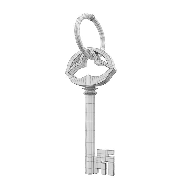 Antique key 3D model - TurboSquid 1982963