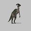 Parasaurolophus 8192 HD - 3d animated model