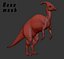 Parasaurolophus 8192 HD - 3d animated model