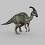 Parasaurolophus 8192 HD - 3d animated model