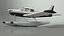 Single Engine Seaplane Piper PA-28 Cherokee 3D model