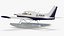 Single Engine Seaplane Piper PA-28 Cherokee 3D model
