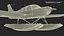 Single Engine Seaplane Piper PA-28 Cherokee 3D model