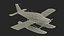 Single Engine Seaplane Piper PA-28 Cherokee 3D model