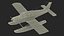 Single Engine Seaplane Piper PA-28 Cherokee 3D model