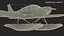 Single Engine Seaplane Piper PA-28 Cherokee 3D model